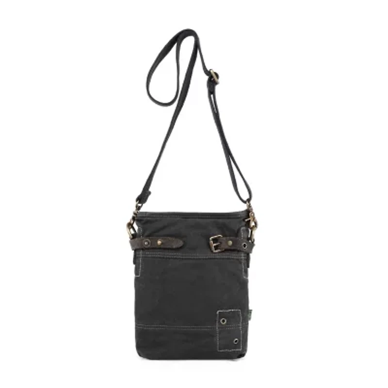 TSD Brand Coastal Zippered Crossbody Messenger Bag