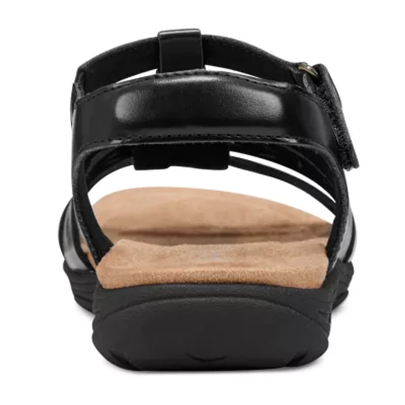 Easy Spirit Womens Luisa Ankle Strap Flat Sandals