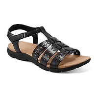 Easy Spirit Womens Luisa Ankle Strap Flat Sandals