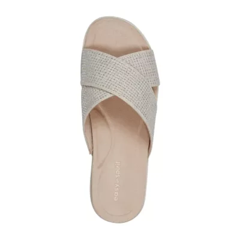 Easy Spirit Womens Stacy Slide Sandals