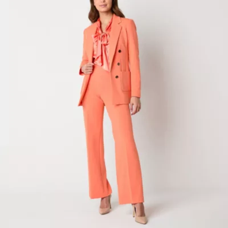 EP Modern by Evan-Picone Womens Regular Fit Wide Leg Suit Pant