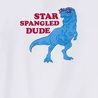 Okie Dokie Toddler & Little Boys Crew Neck Short Sleeve Regular Fit Graphic T-Shirt