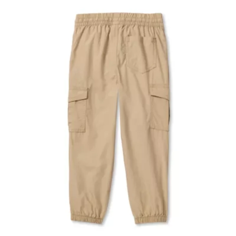 Okie Dokie Toddler & Little Boys Drawstring Waist Cinched Cargo Pant