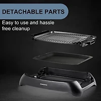 Ovente 13x10 Premium Non-Stick Electric Grill