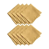 Elrene Home Fashions Elegant Woven Leaves Set 8-pc. Napkins