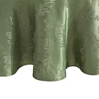 Elrene Home Fashions Elegant Woven Leaves Tablecloth