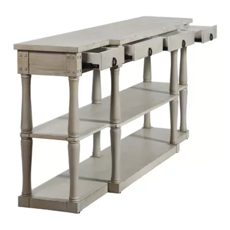 Wilshire 4-Drawer Console Table