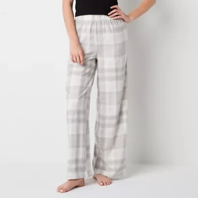 Arizona Body Womens Flannel Juniors Pajama Pants