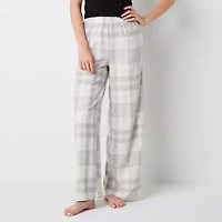 Arizona Body Womens Flannel Juniors Pajama Pants
