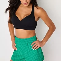 Xersion Womens Low Support Seamless Cross Back Sports Bra