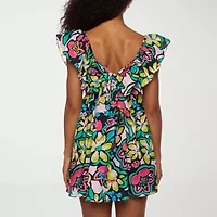 B. Smart Womens Sleeveless Floral Babydoll Dress Juniors