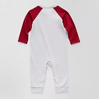 Okie Dokie Baby Boys Round Neck Long Sleeve Jumpsuit
