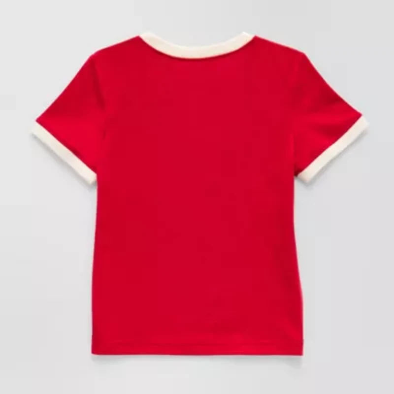 Okie Dokie Toddler & Little Boys Crew Neck Short Sleeve Graphic T-Shirt