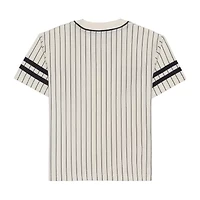 Disney Collection Little & Big Kid Boys Y Neck Lilo Stitch Short Sleeve Jersey