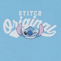 Disney Collection Little & Big Kid Boys Crew Neck Short Sleeve Regular Fit Lilo Stitch Graphic T-Shirt