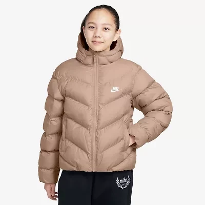 Nike Big Kid Girls Hooded Midweight Puffer Jacket
