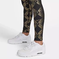 Nike Dri-Fit One Big Kid Girls Quick Dry Knit Active Slim Full Length Leggings