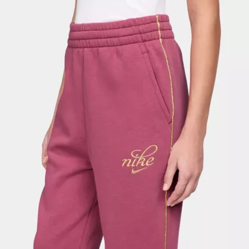 Nike Club Big Kid Girls Cuffed Regular Fit Fleece Jogger Pant