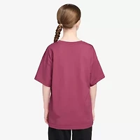 Nike Big Kid Girls Crew Neck Short Sleeve Regular Fit Graphic T-Shirt
