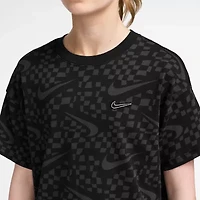 Nike Big Kid Girls Crew Neck Short Sleeve Regular Fit Graphic T-Shirt