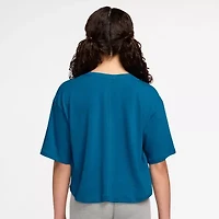 Nike Dri-Fit One Big Kid Girls Crew Neck Short Sleeve Regular Fit Graphic T-Shirt
