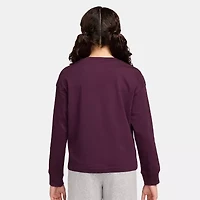 Nike Big Kid Girls Crew Neck Long Sleeve Active T-Shirt