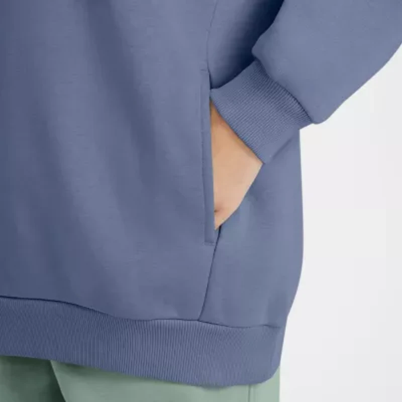 Nike Club Big Kid Girls Long Sleeve Fleece Active Hoodie