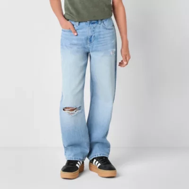 Thereabouts Little & Big Kid Boys Adjustable Waist Loose Fit Jean