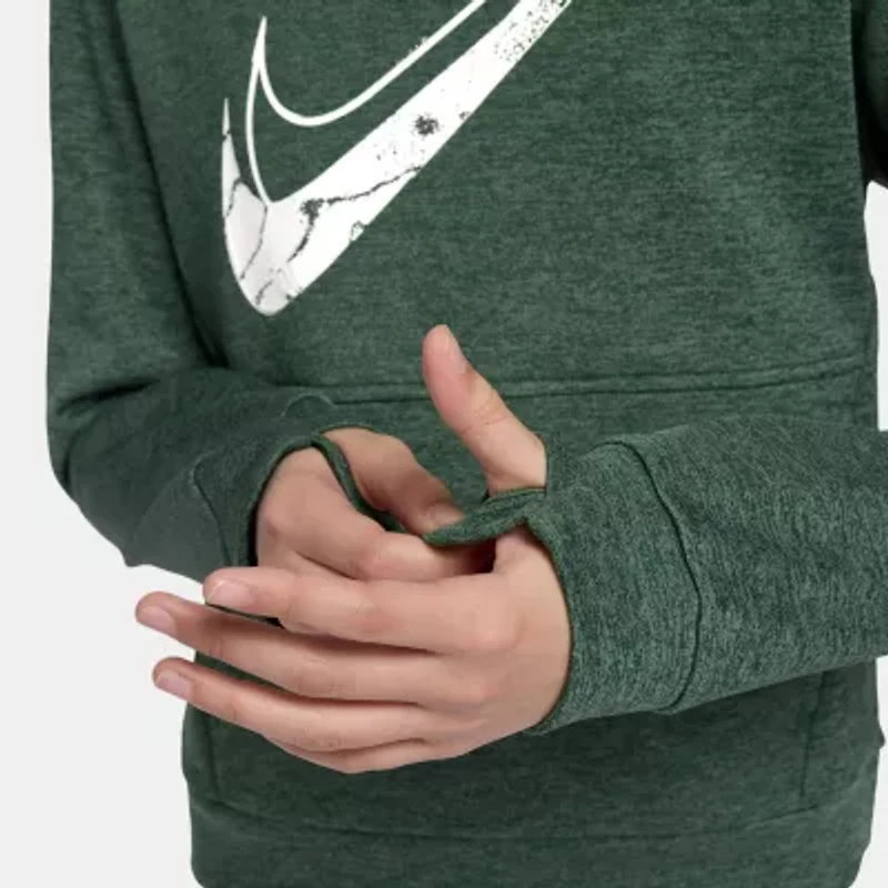 Nike Therma-FIT Big Kid Unisex Long Sleeve Fleece Active Hoodie