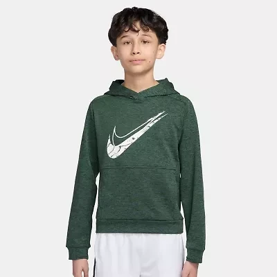 Nike Therma-FIT Big Kid Unisex Long Sleeve Fleece Active Hoodie