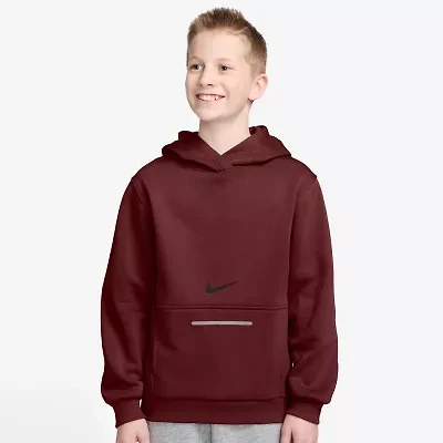 Nike Club Big Kid Unisex Long Sleeve Fleece Active Hoodie