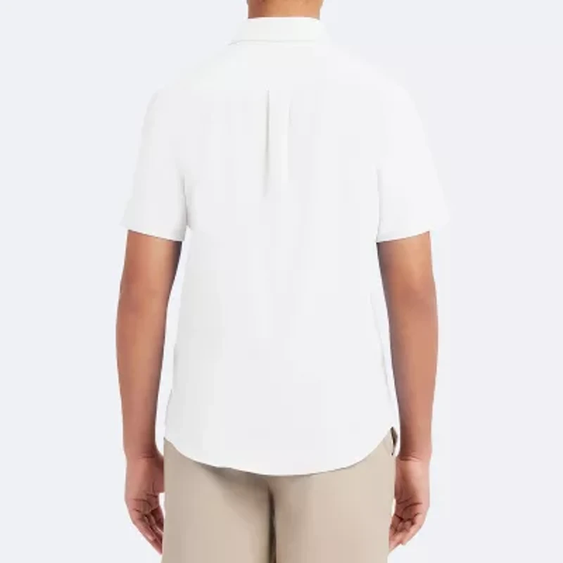 IZOD Mens Short Sleeve Button-Down Shirt