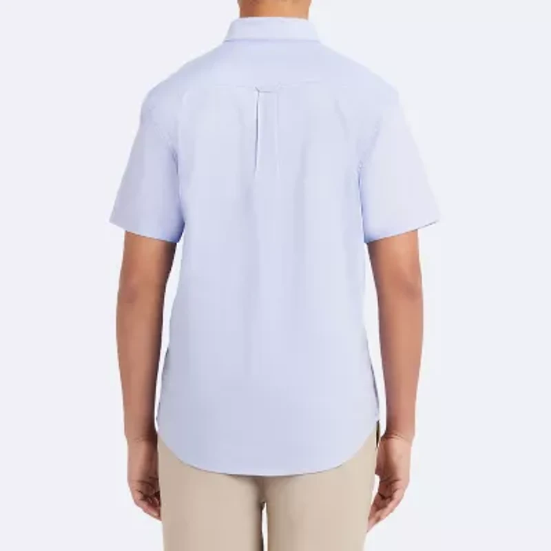 IZOD Mens Short Sleeve Button-Down Shirt
