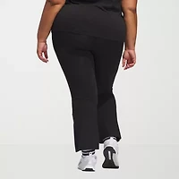 adidas High Rise Full Length Flare Leggings (Plus Size)