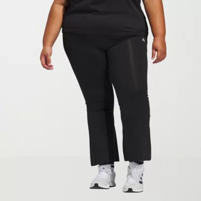 adidas High Rise Full Length Flare Leggings (Plus Size)