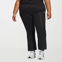 adidas High Rise Full Length Flare Leggings (Plus Size)