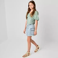Vanilla Star Big Kid Girls Mid Rise Skort