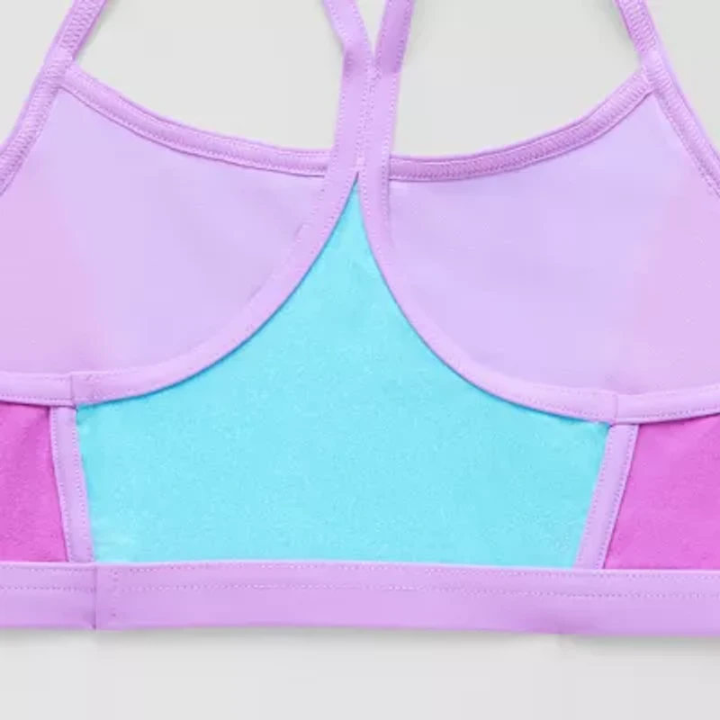 ZeroXposur Big Girls Ombre Metallic 3pc Bikini Set