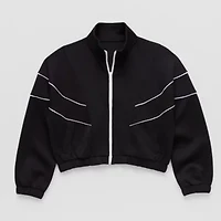 Xersion Little & Big Kid Girls Lightweight Track Jacket