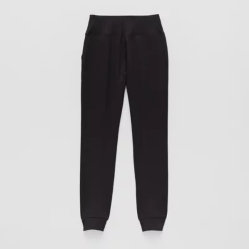 Xersion Performance Little & Big Kid Girls Stretch Fabric Cuffed Mid Rise Regular Fit Jogger Pant