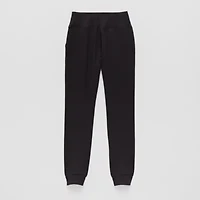 Xersion Performance Little & Big Kid Girls Stretch Fabric Cuffed Mid Rise Regular Fit Jogger Pant