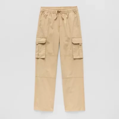Thereabouts Pull-On Little & Big Kid Boys Adjustable Waist Straight Cargo Pant
