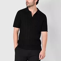 J. Ferrar Mens Short Sleeve Pullover Sweater