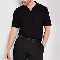 J. Ferrar Mens Short Sleeve Pullover Sweater
