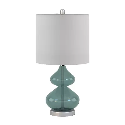 510 Design Ellipse Set of 2 Curved Glass Table Lamps