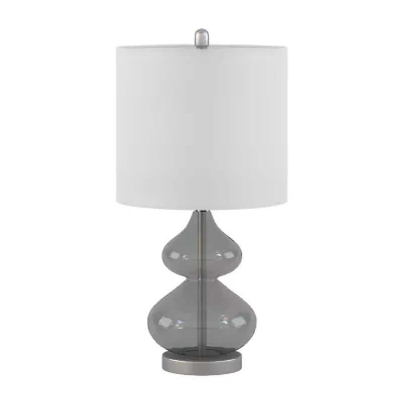 510 Design Ellipse Set of 2 Curved Glass Table Lamps