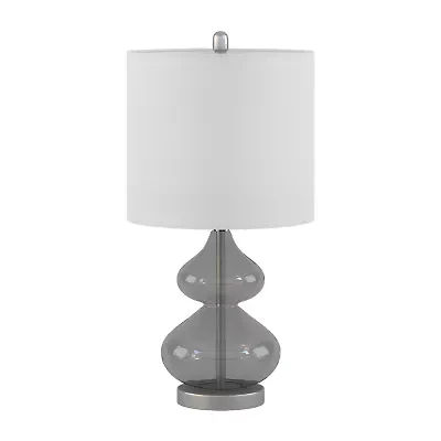510 Design Ellipse Set of 2 Curved Glass Table Lamps