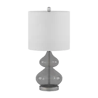 510 Design Ellipse Set of 2 Curved Glass Table Lamps