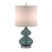 510 Design Ellipse Set of 2 Curved Glass Table Lamps