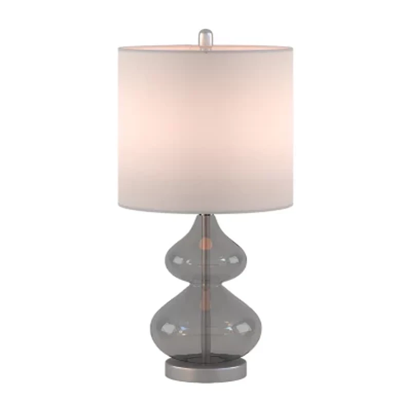 510 Design Ellipse Set of 2 Curved Glass Table Lamps